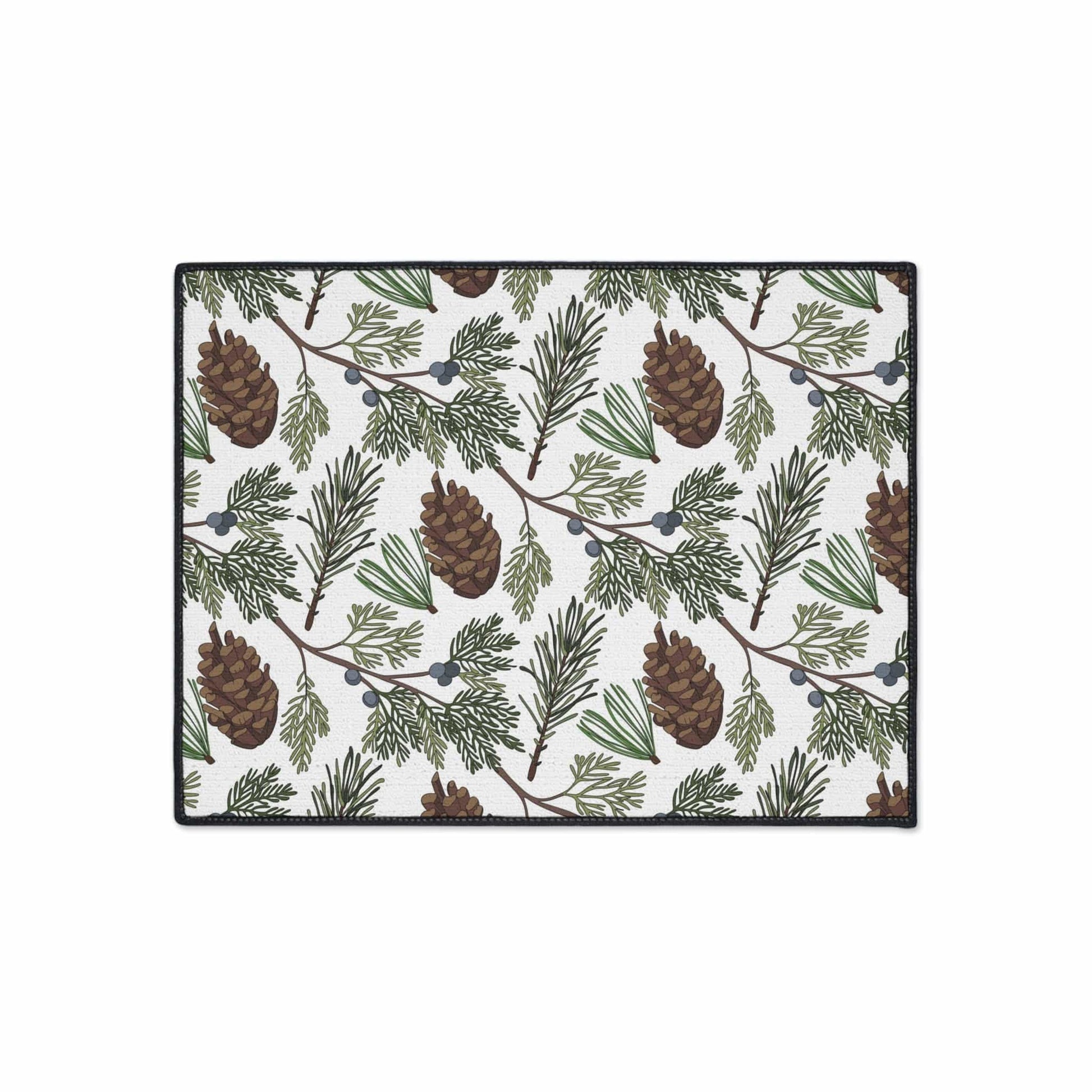 Pinecone Forest Non-Slip Rug