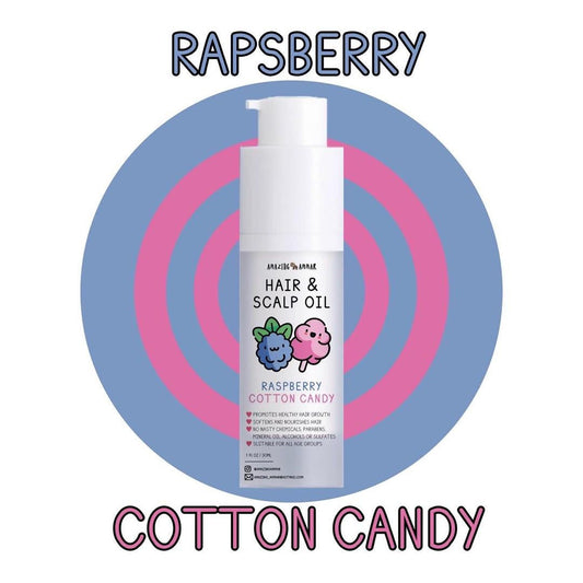 Amazing Ammar, Hair and Scalp Oil, Raspberry Cotton Candy, 30 ml
