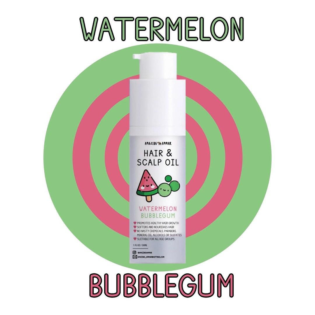 Amazing Ammar, Hair and Scalp Oil, Watermelon Bubblegum, 30 ml