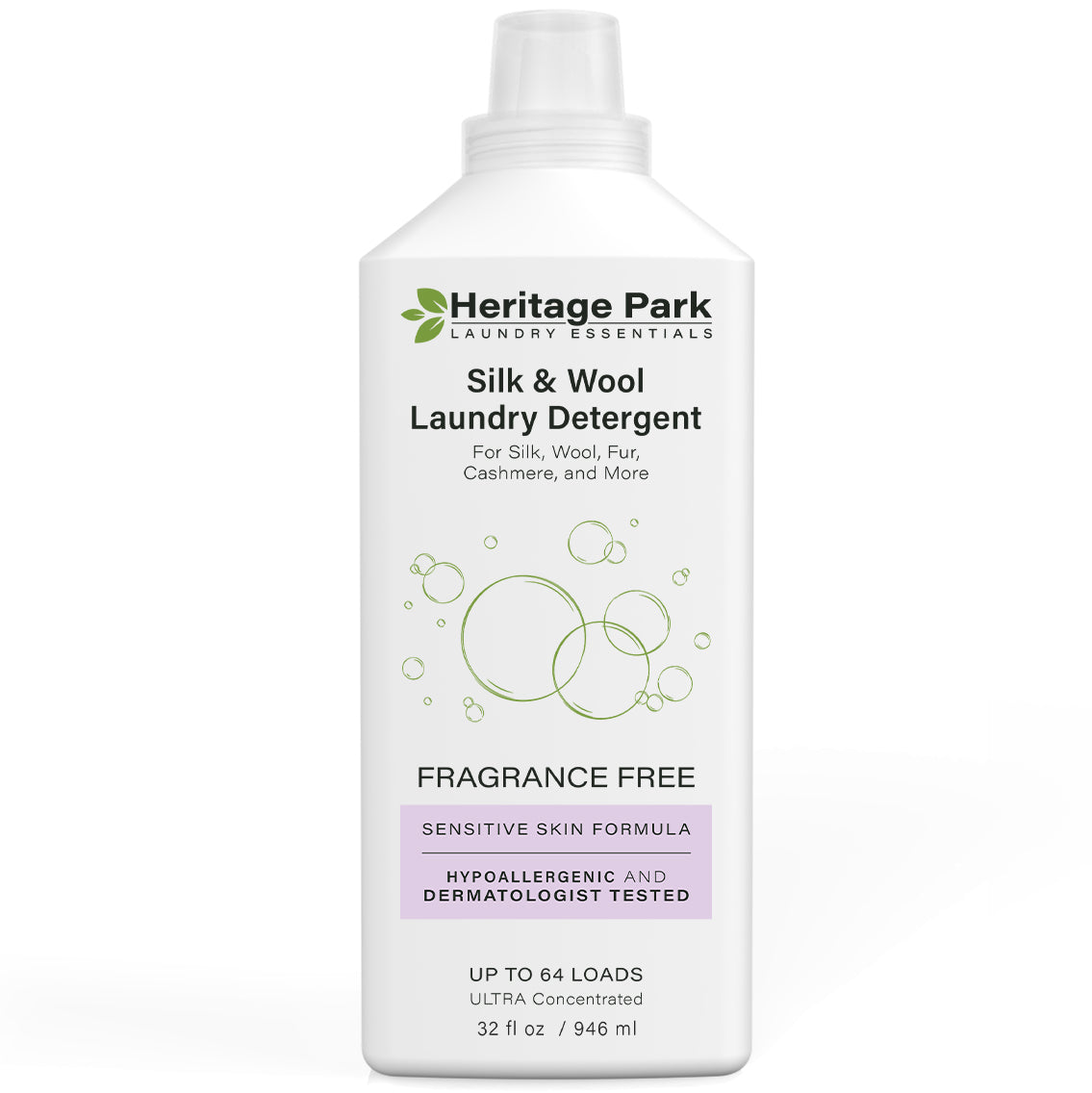 Heritage Park Silk & Wool Laundry Detergent - Fragrance Free