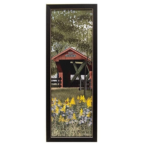 Pottersburg Bridge Framed Print - 6x18"