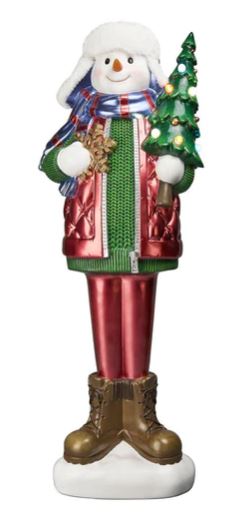 Holiday Resin 40" Snowman Decoration