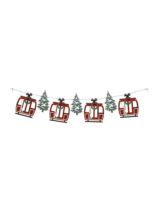 Gondola and Trees Garland
