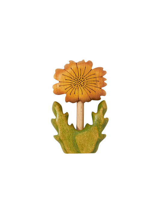 Hand Carved Сalendula Flower