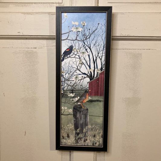 Harbingers of Spring Framed Print - 6x18"