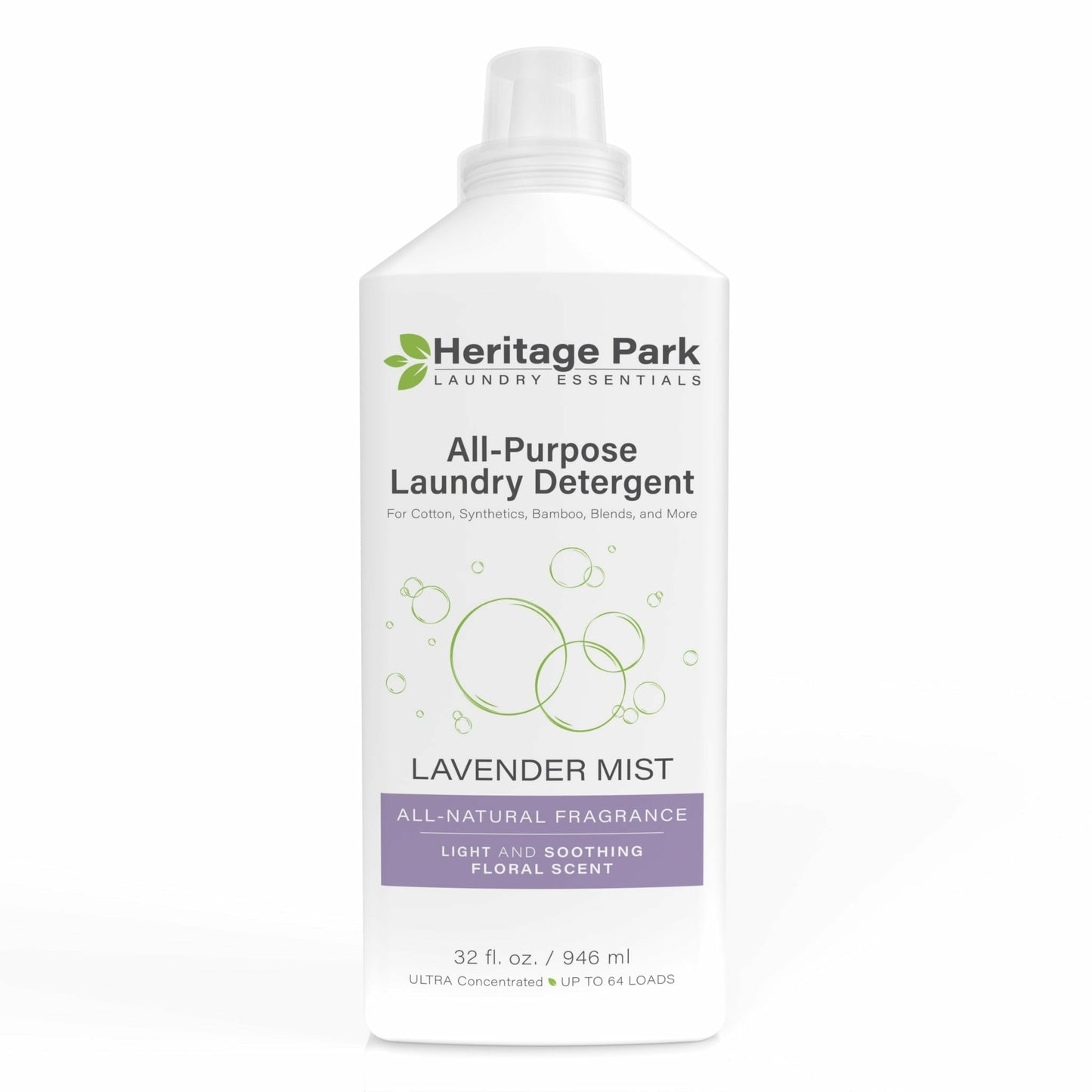 Heritage Park Luxury All Purpose Laundry Detergent - Lavender Mist