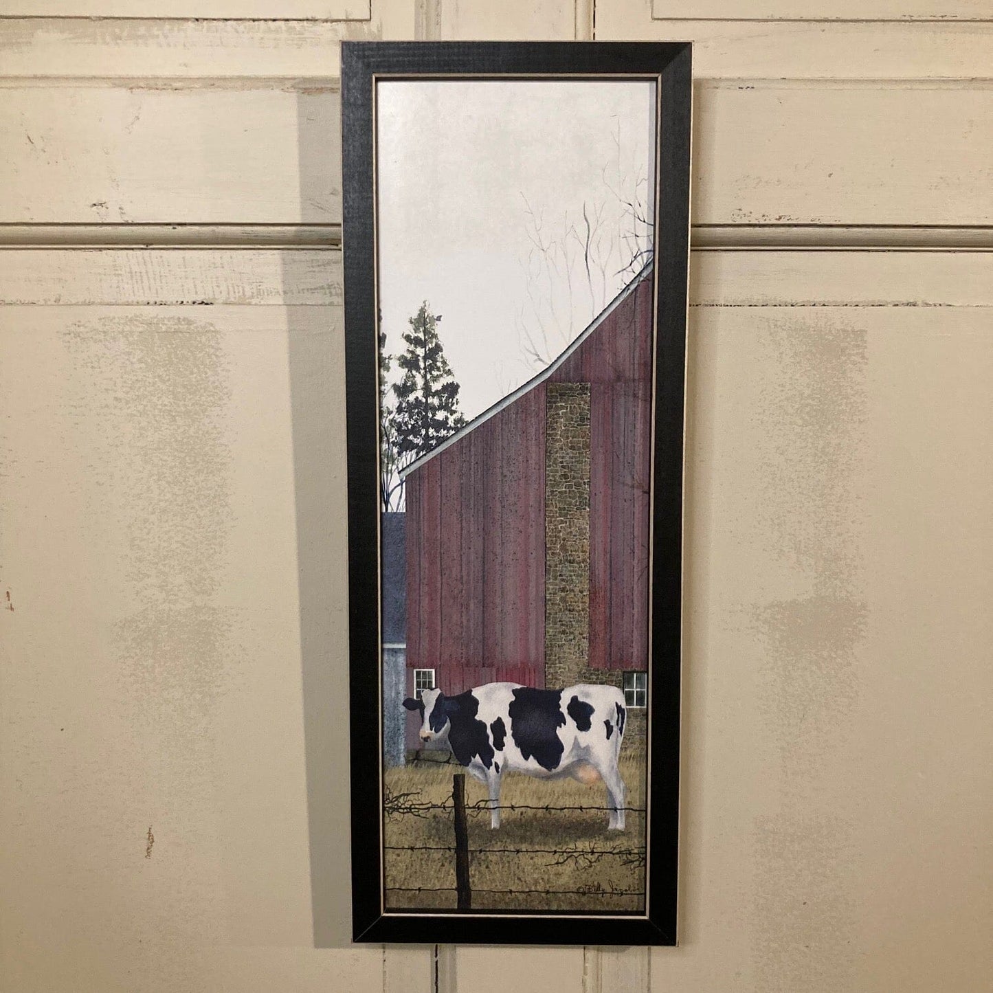 Holstein Framed Print - 6x18"