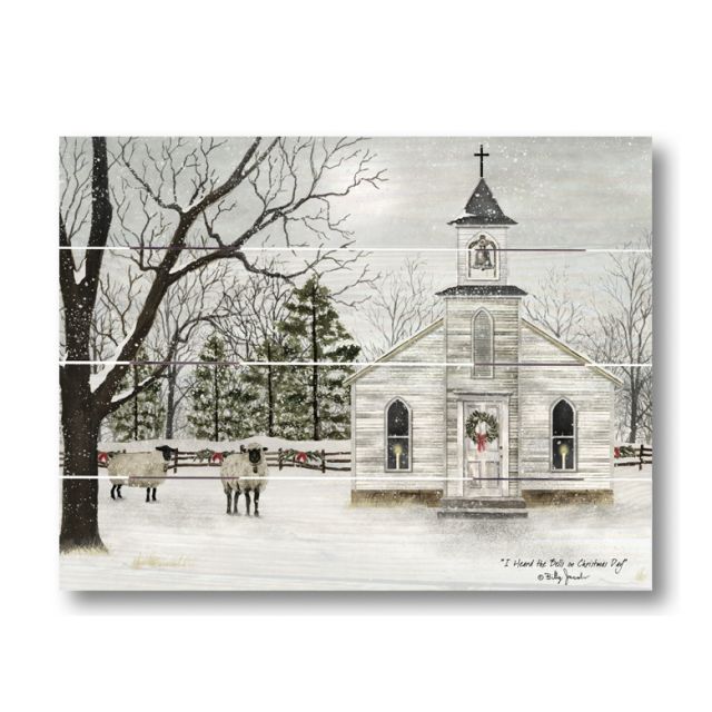 I Heard the Bells on Christmas Day - Pallet Art