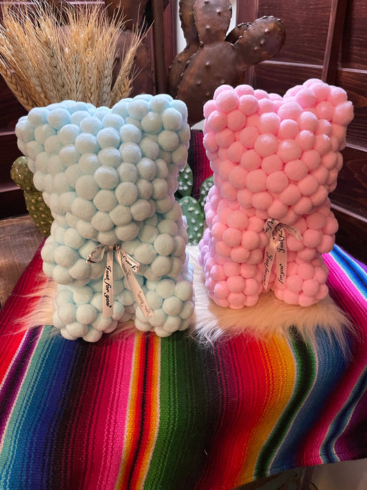9” pom pom BEAR