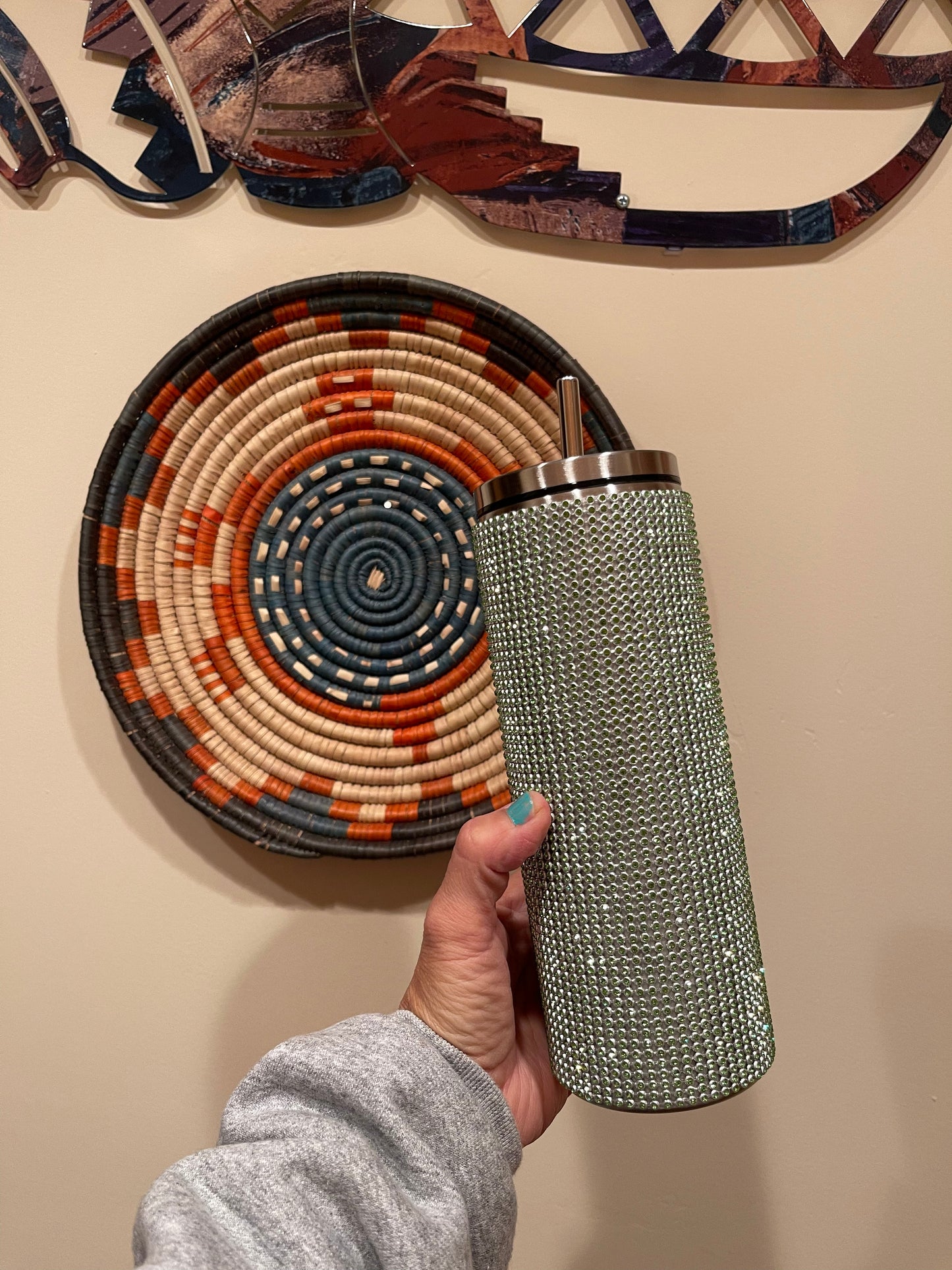 30oz Stainless steel Rhinestone Tumbler