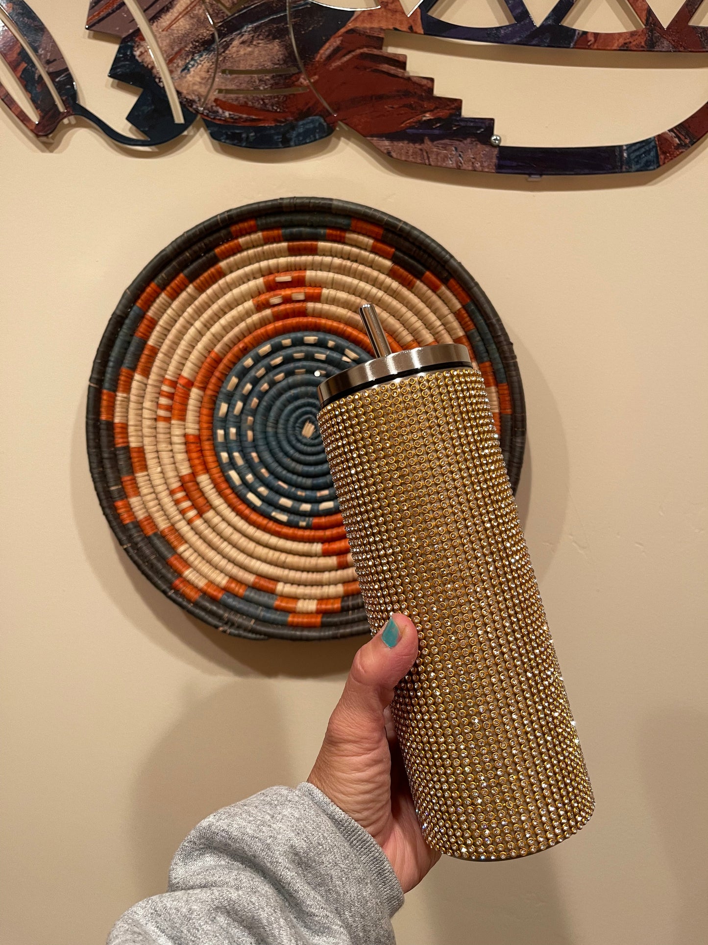 30oz Stainless steel Rhinestone Tumbler