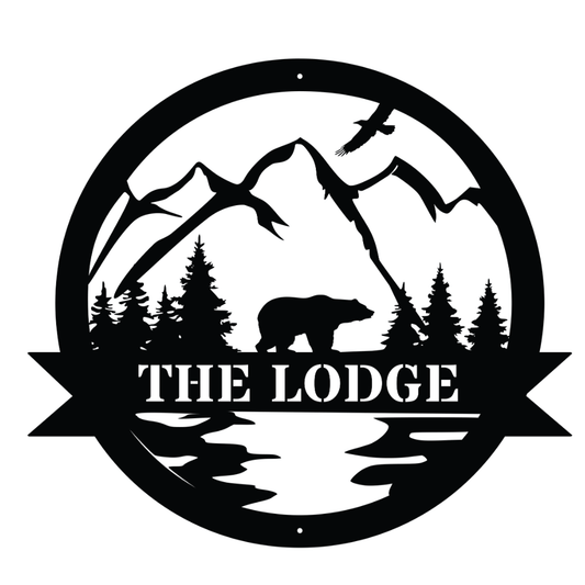 Bear Customizable Metal Sign