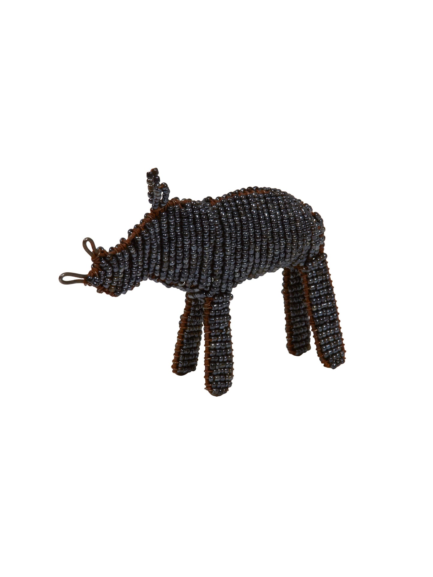Maasai Beaded Rhino