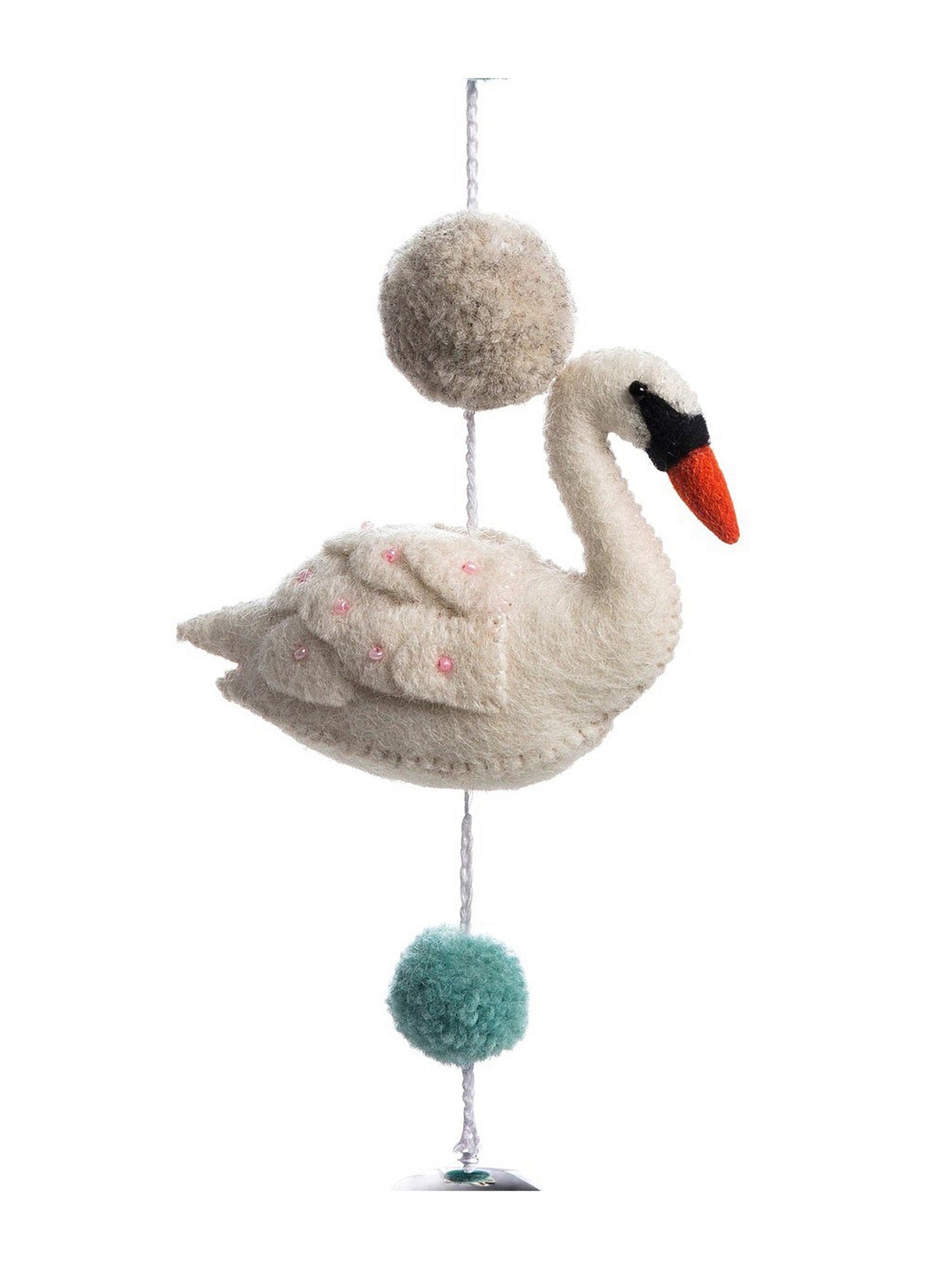 Sew Heart Felt Swan Pom Pom Garland