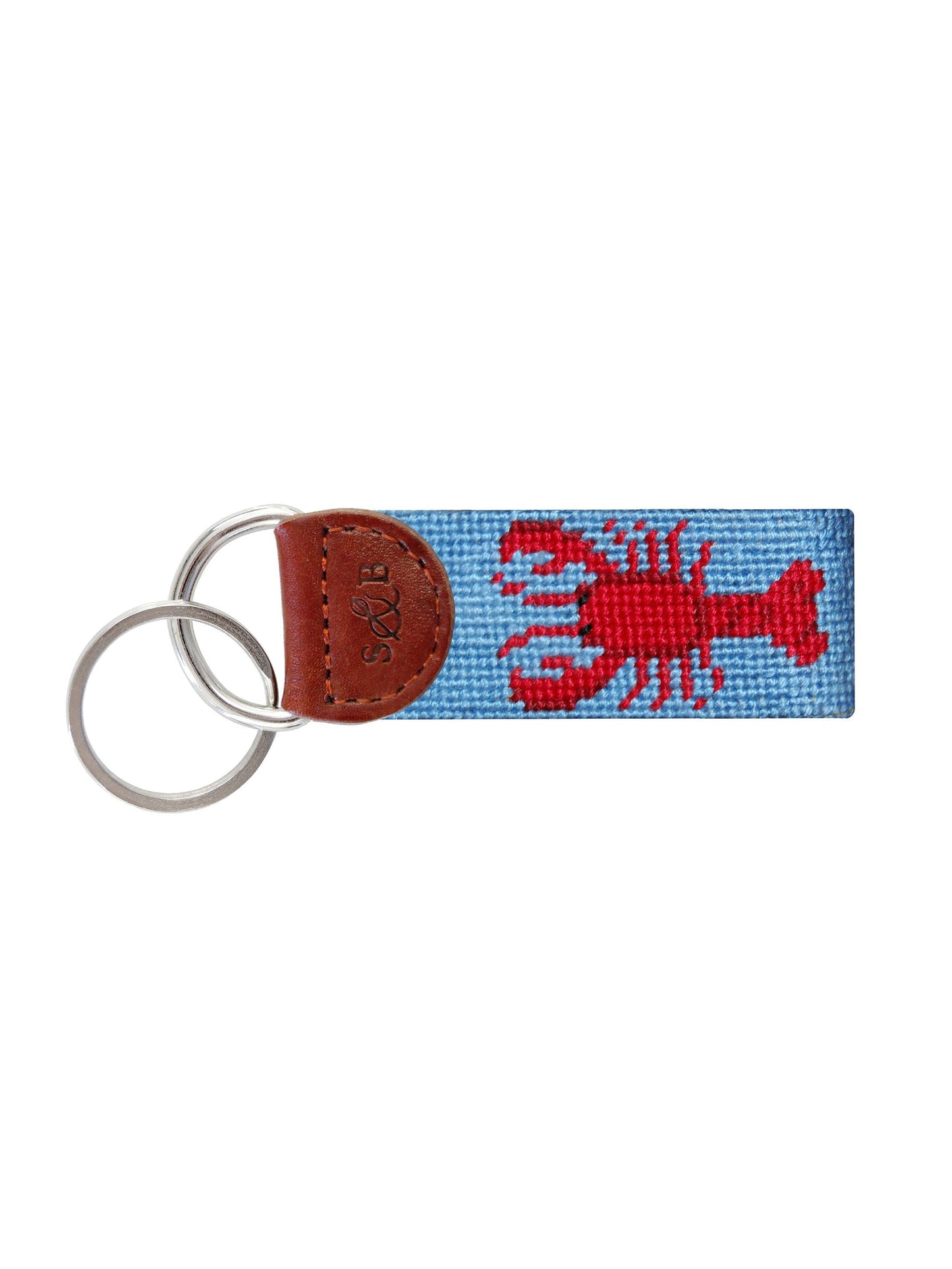Smathers & Branson Needlepoint Key Fobs Marine Weston Table