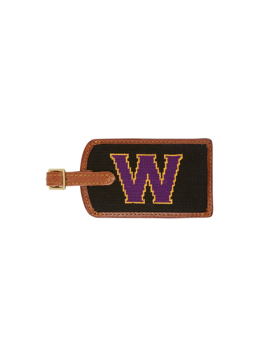 Smathers & Branson Williams College Needlepoint Luggage Tag