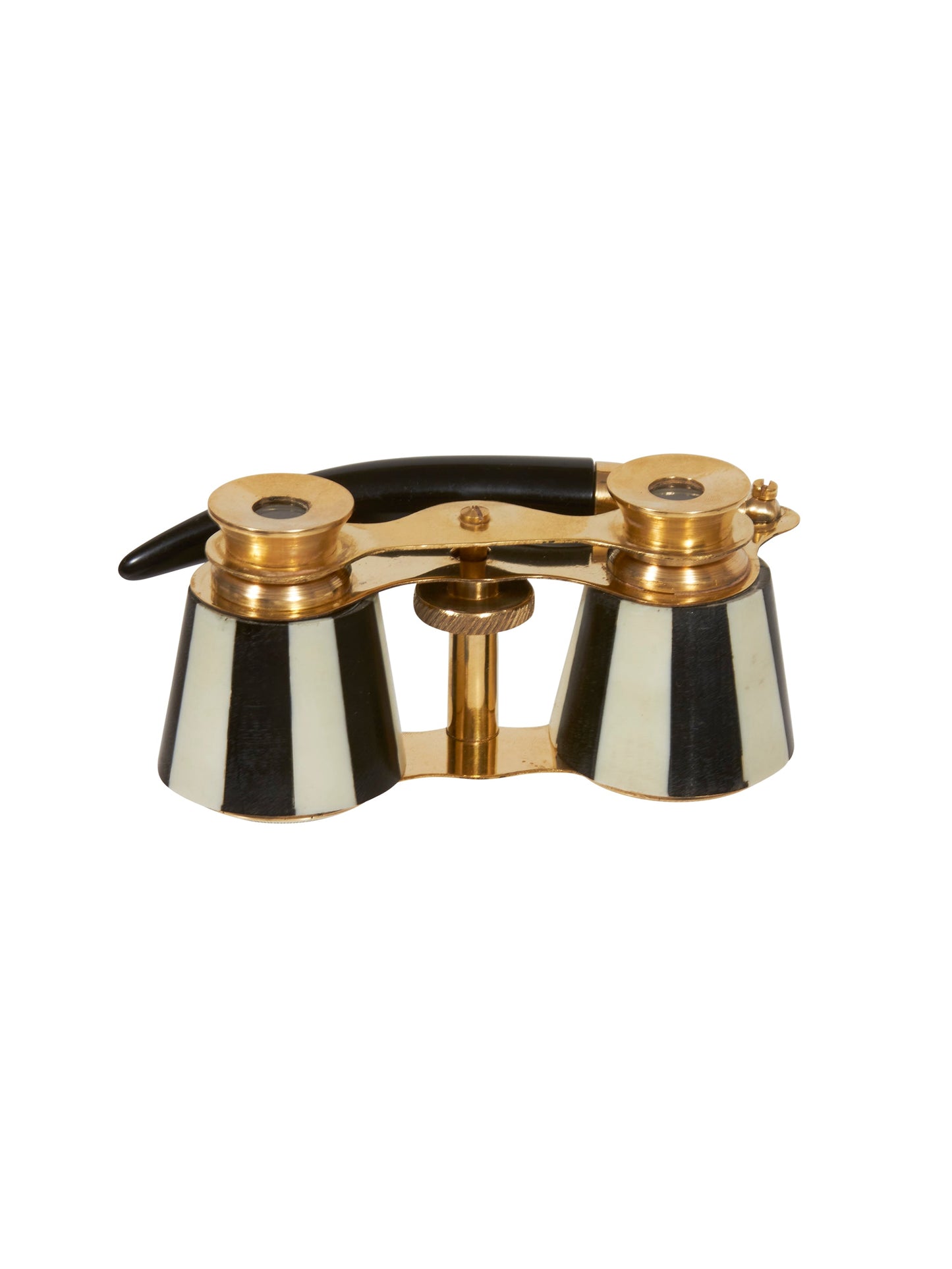 Vintage Black and White Mother of Pearl Opera Glasses