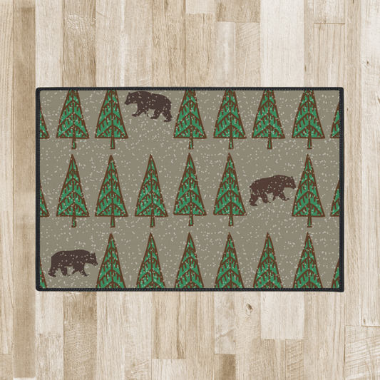 Winter Stroll Non-Slip Rug