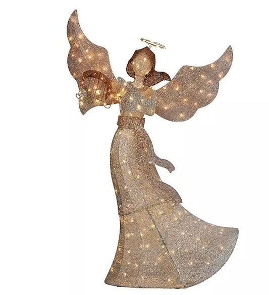 6' Pre-Lit Twinkling Angel