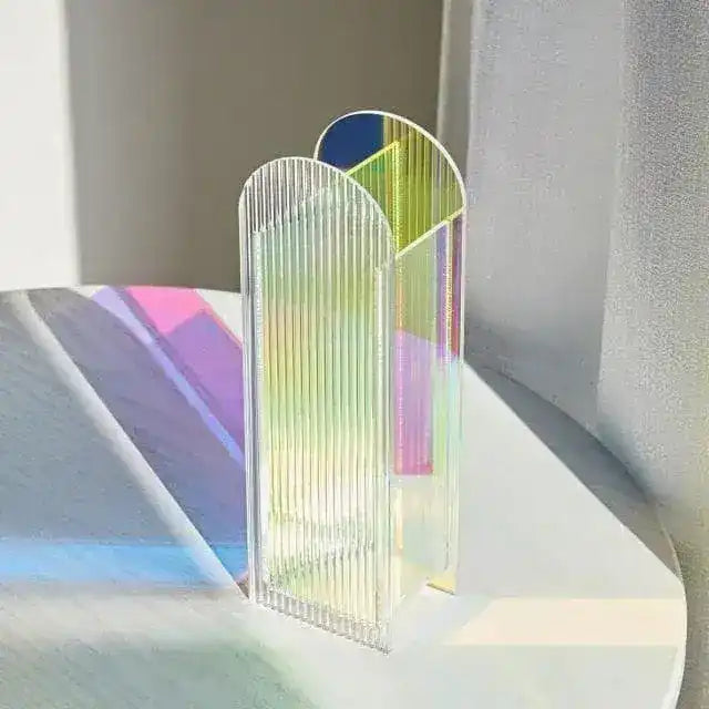 Art Deco Acrylic Vase - MAIA HOMES
