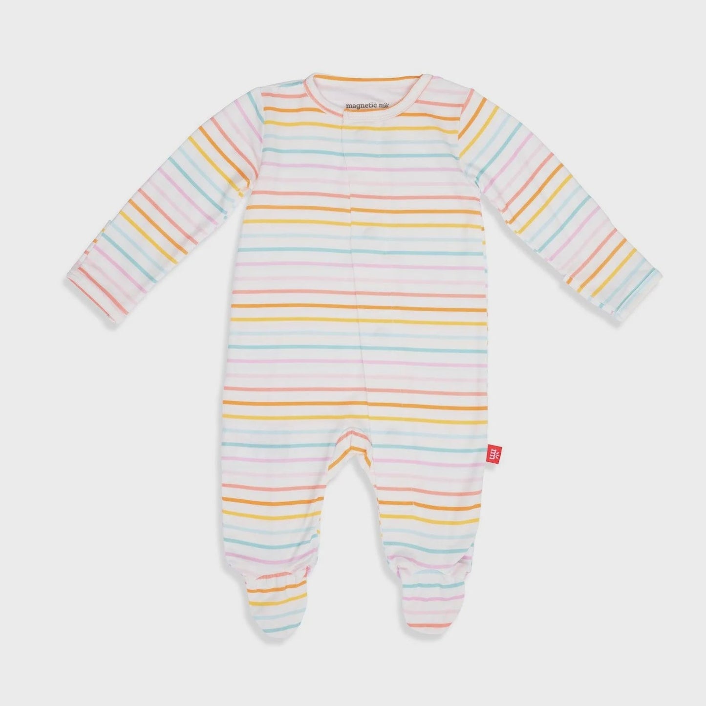 Candy Stripe Magnetic Footie