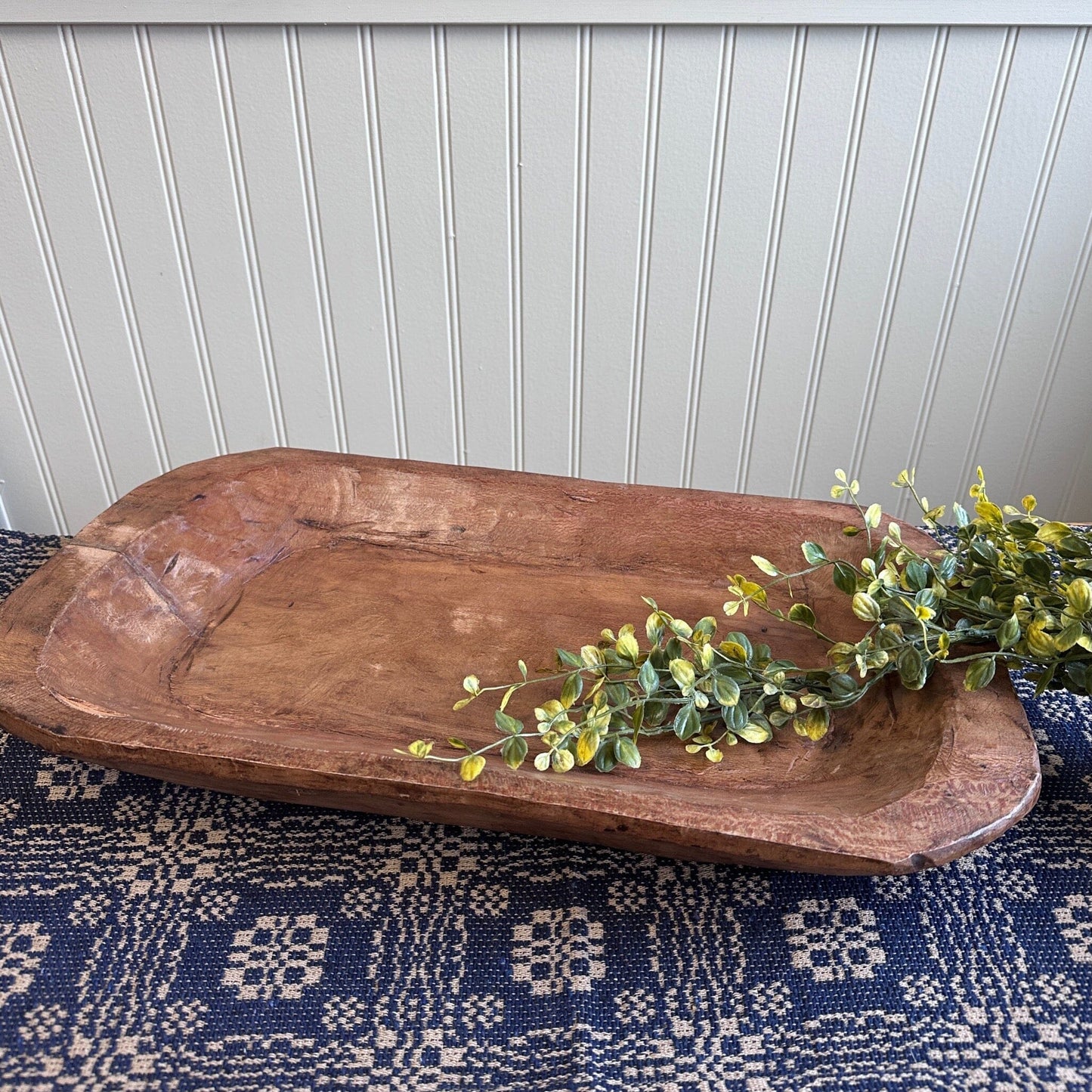 Carved Wood Medium Tray