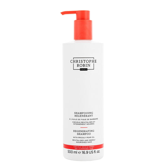 Christophe Robin Regeneratring Shampoo with Prickly Pear Oil, 500 mL