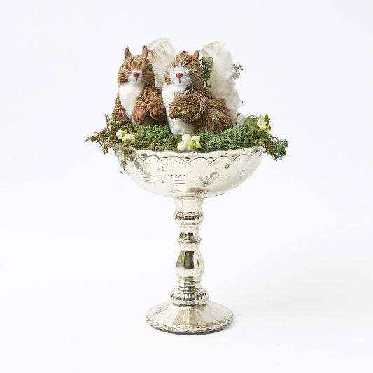 Large Mercury Footed Bowl