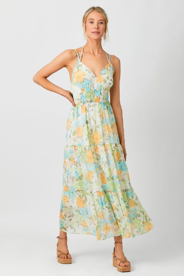 Layla Long Tiered Dress