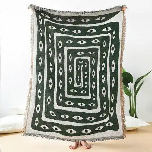 Mexicana Cotton Throw Blanket - MAIA HOMES