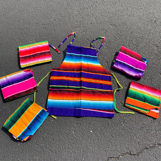 Serape apron