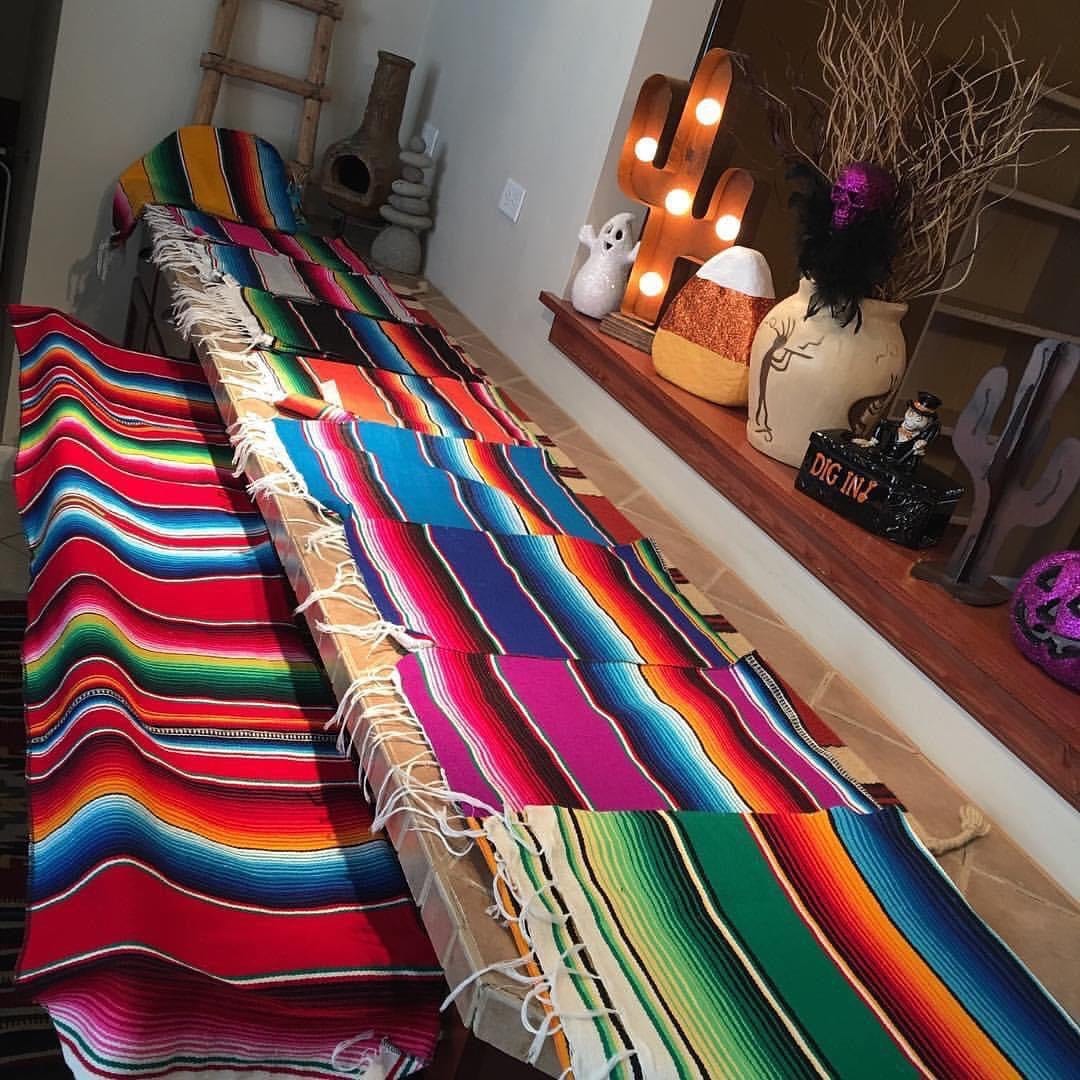 Serape RUNNER or SCARF  71”-14”
