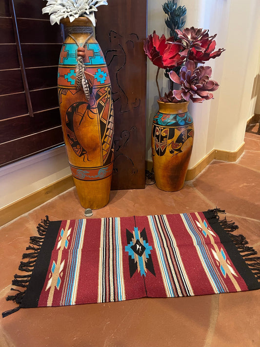 Southwest Aztec accent rug  40”-20”