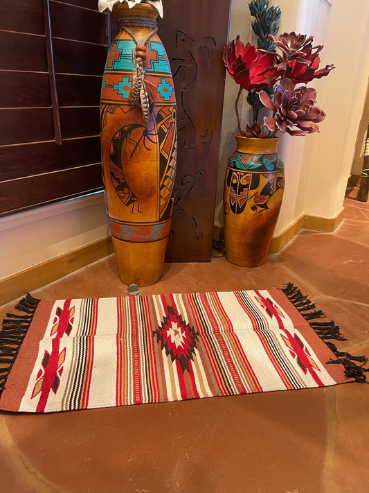 Southwest Aztec accent rug  40”-20”