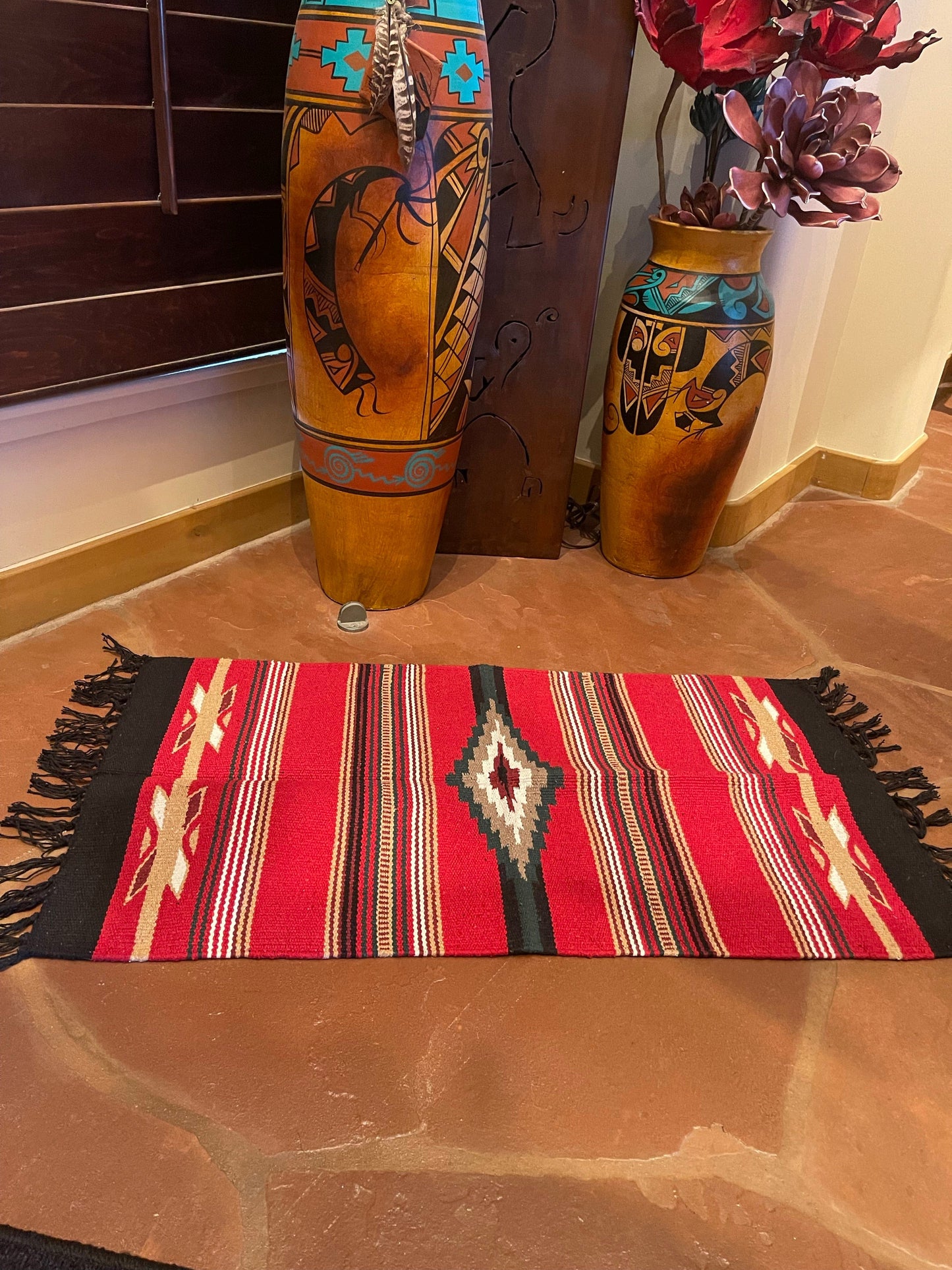 Southwest Aztec accent rug  40”-20”