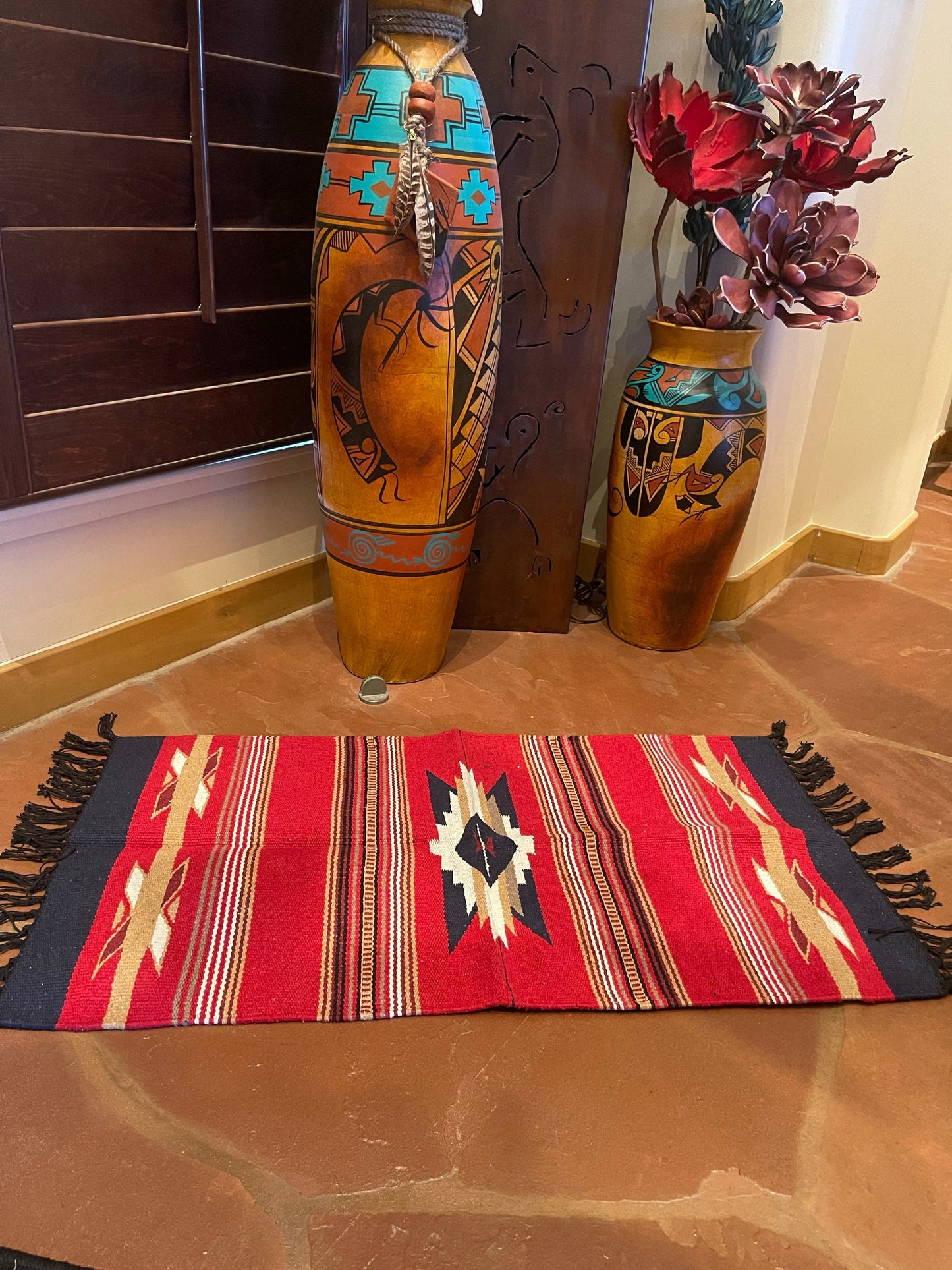 Southwest Aztec accent rug  40”-20”