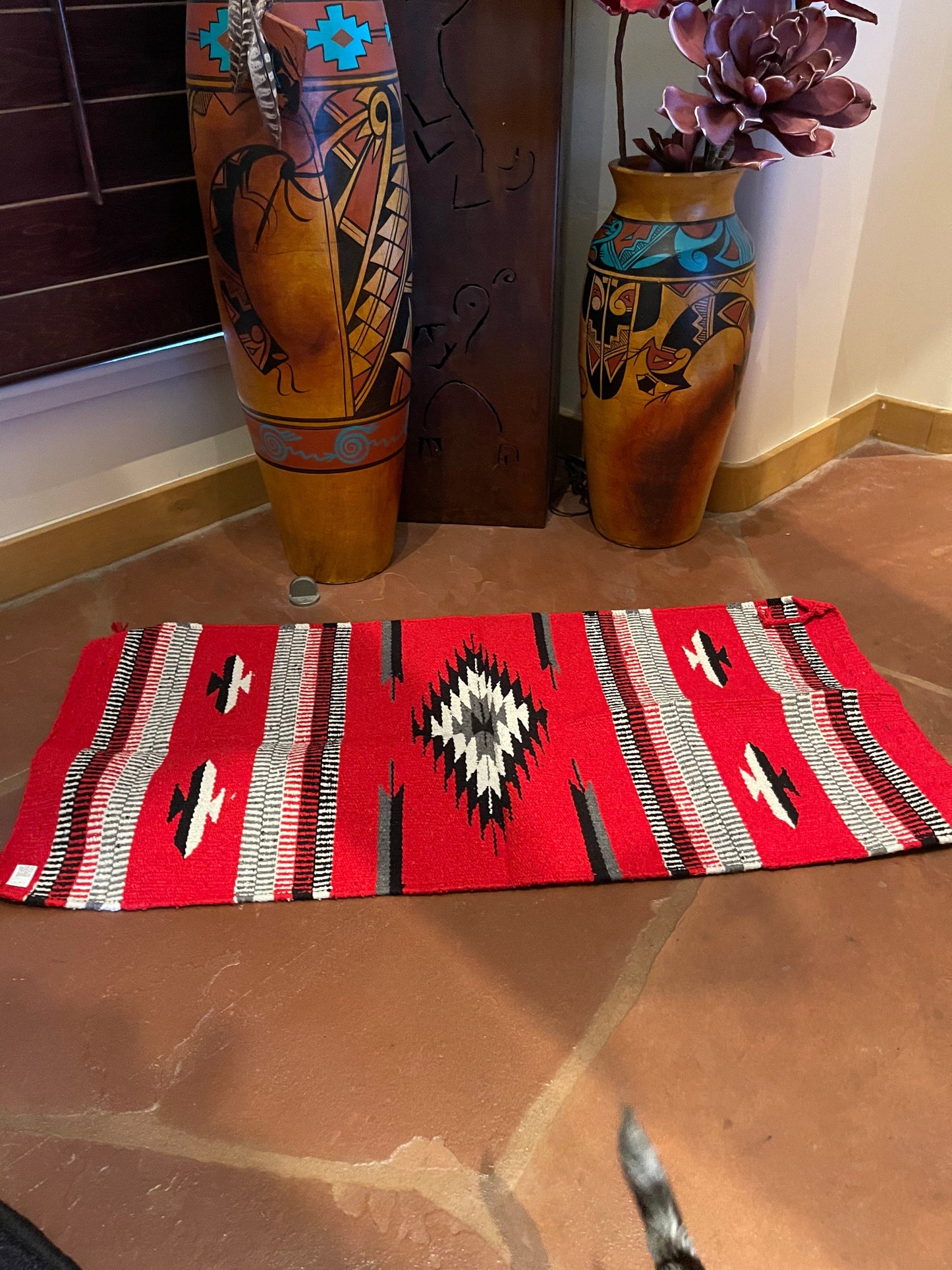 Southwest Aztec accent rug  40”-20”