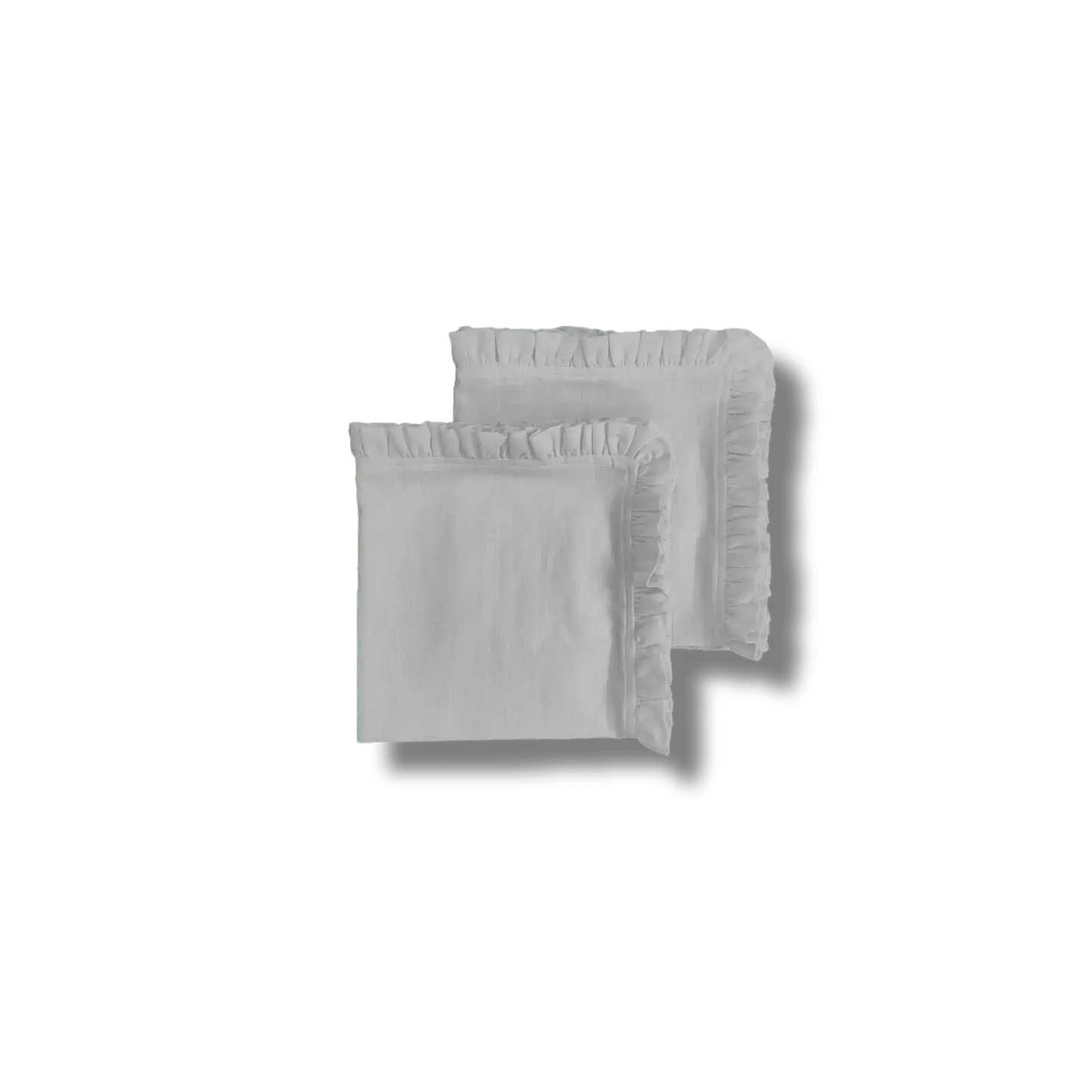 Square Linen Ruffle Napkins