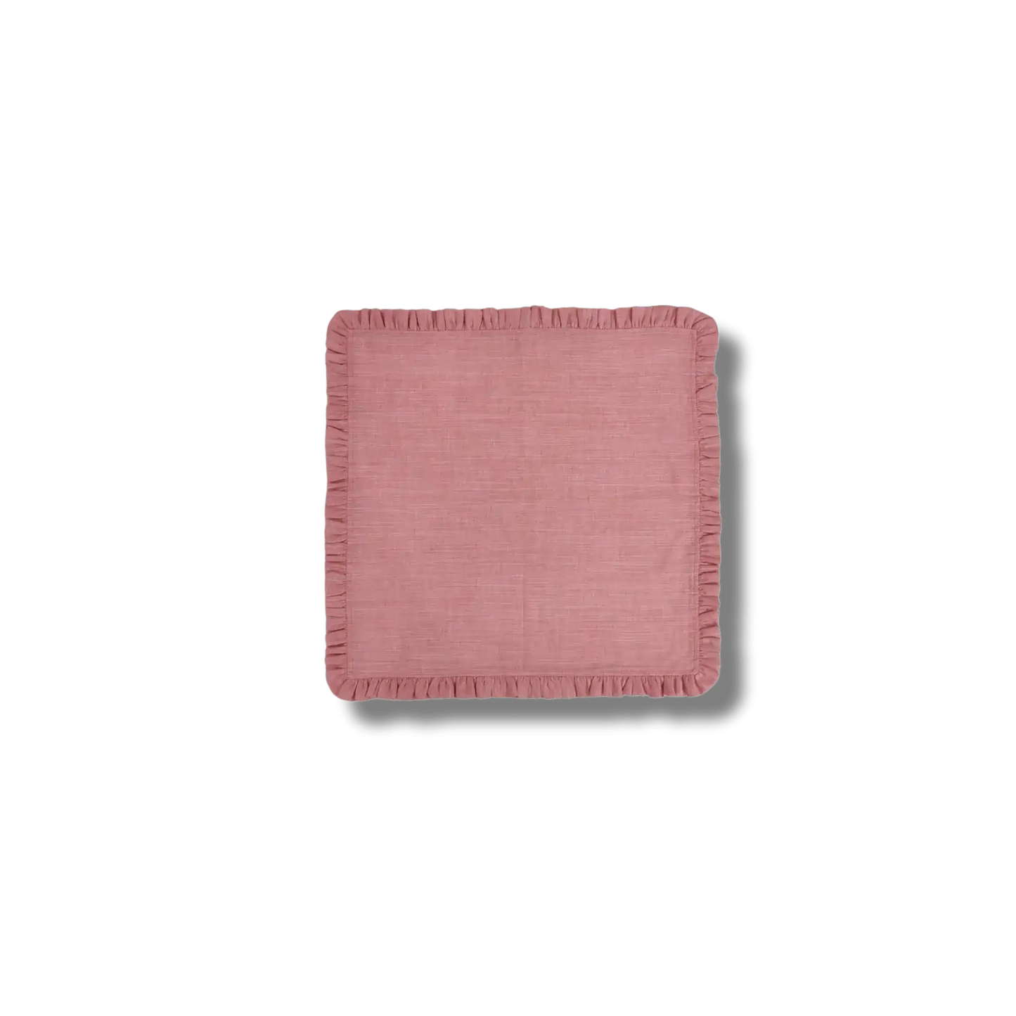 Square Linen Ruffle Napkins
