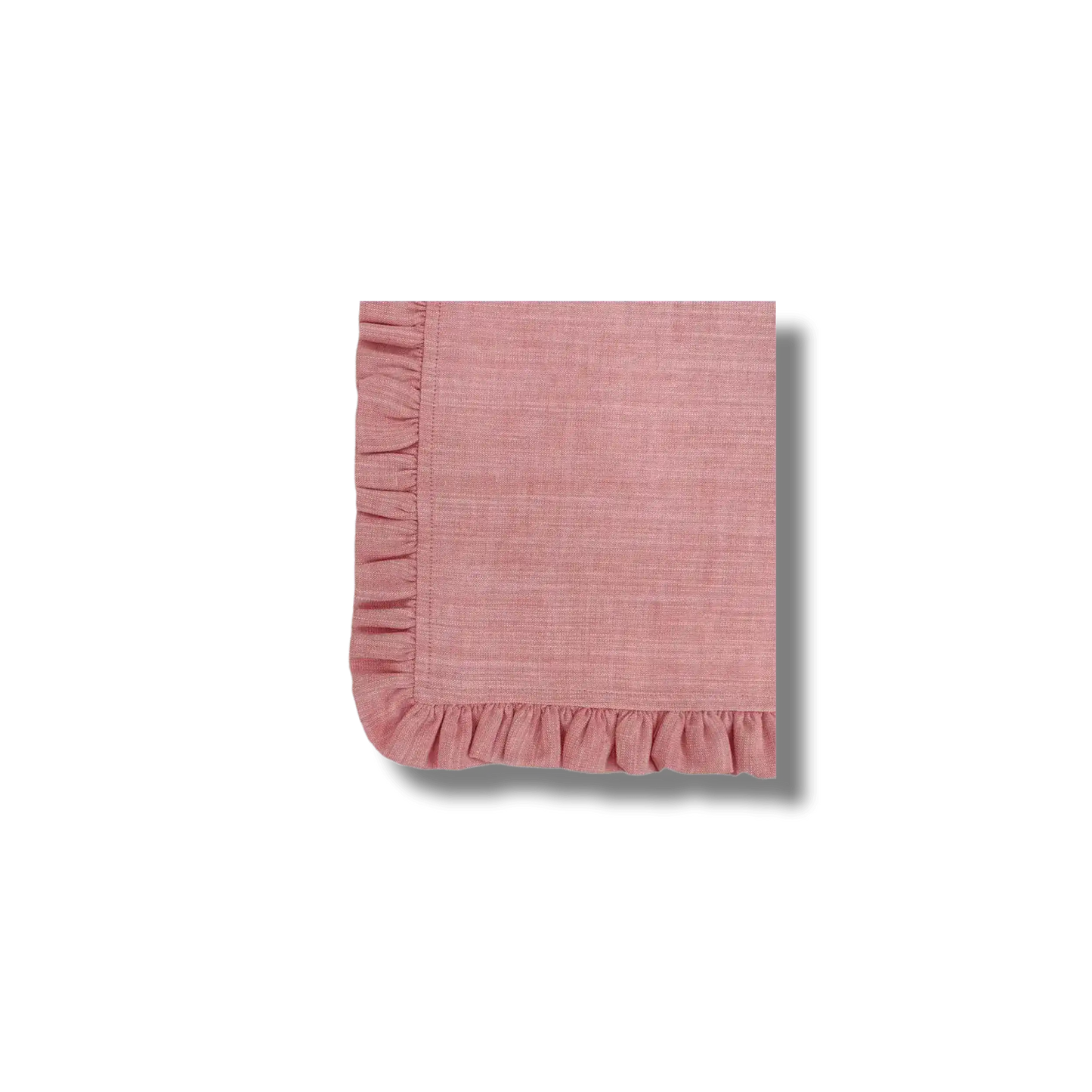 Square Linen Ruffle Napkins