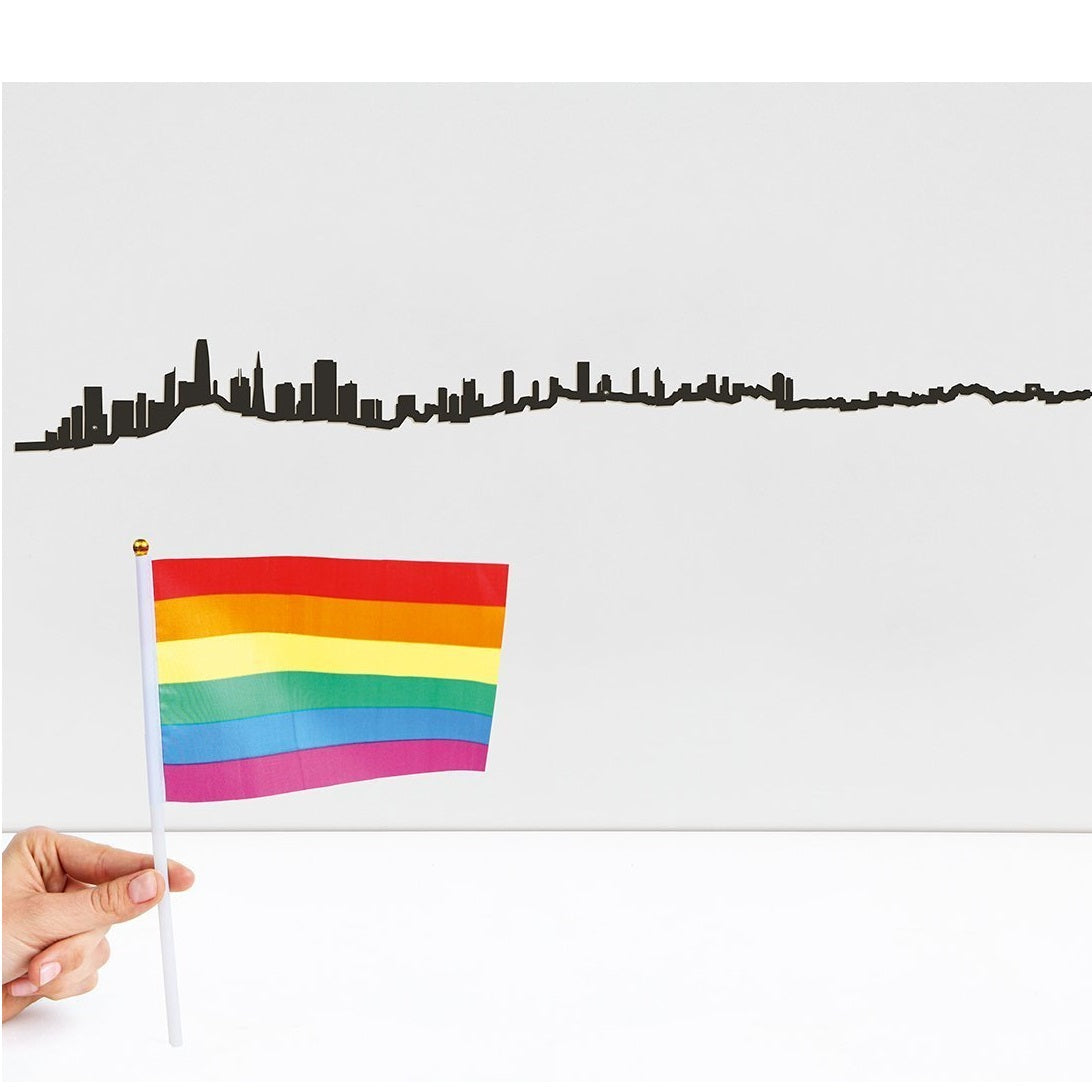 The Line City Skyline Silhouette San Francisco