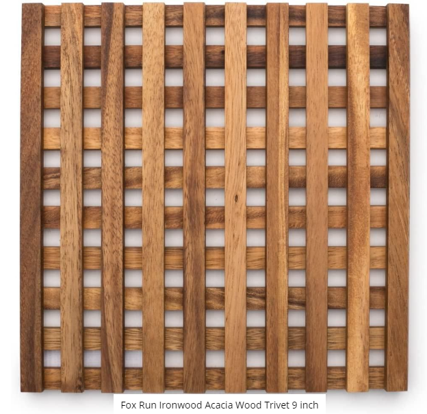 Trivet 9x9 Acacia