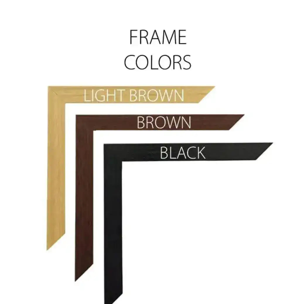 Vintage Time Table Wall Poster Print